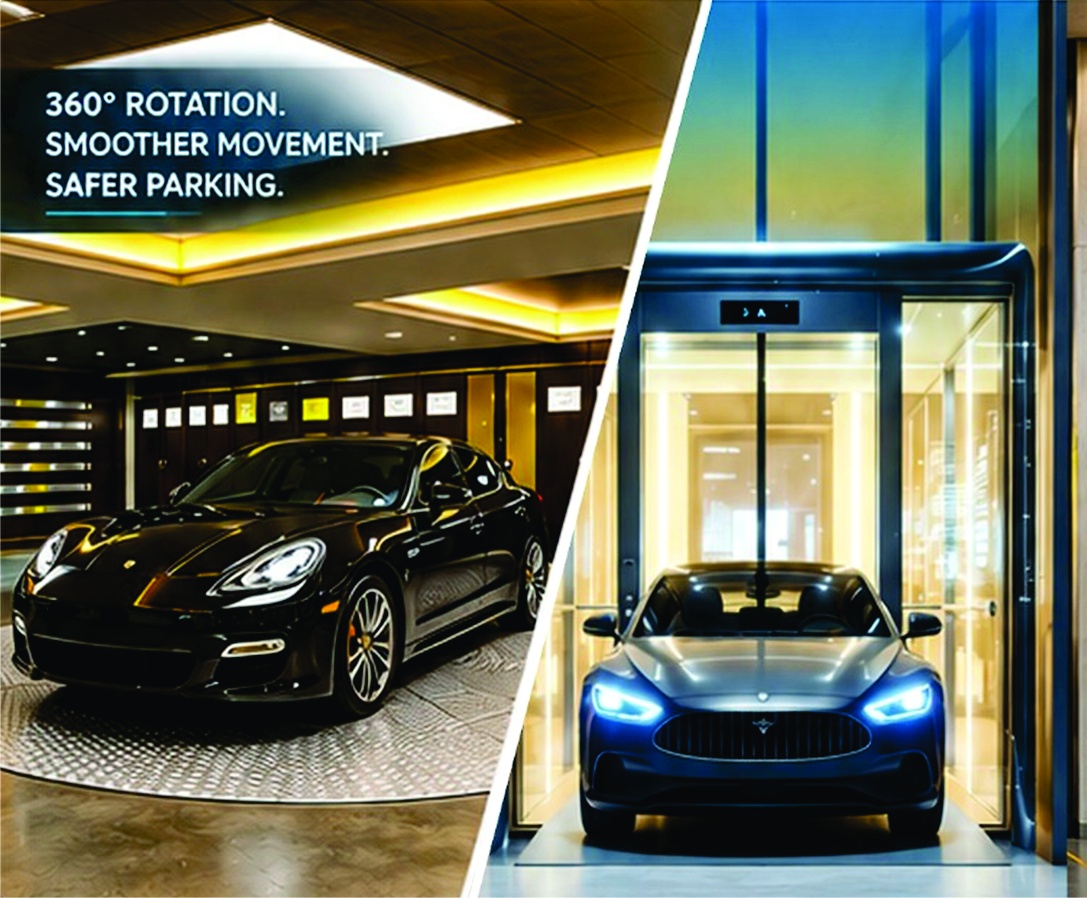Koredock Revolving Car Platform 360 Degree Motorized Turntable