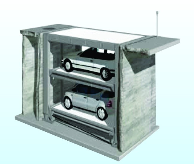 Flush Concealed Underground Luxury Car Parking Lift